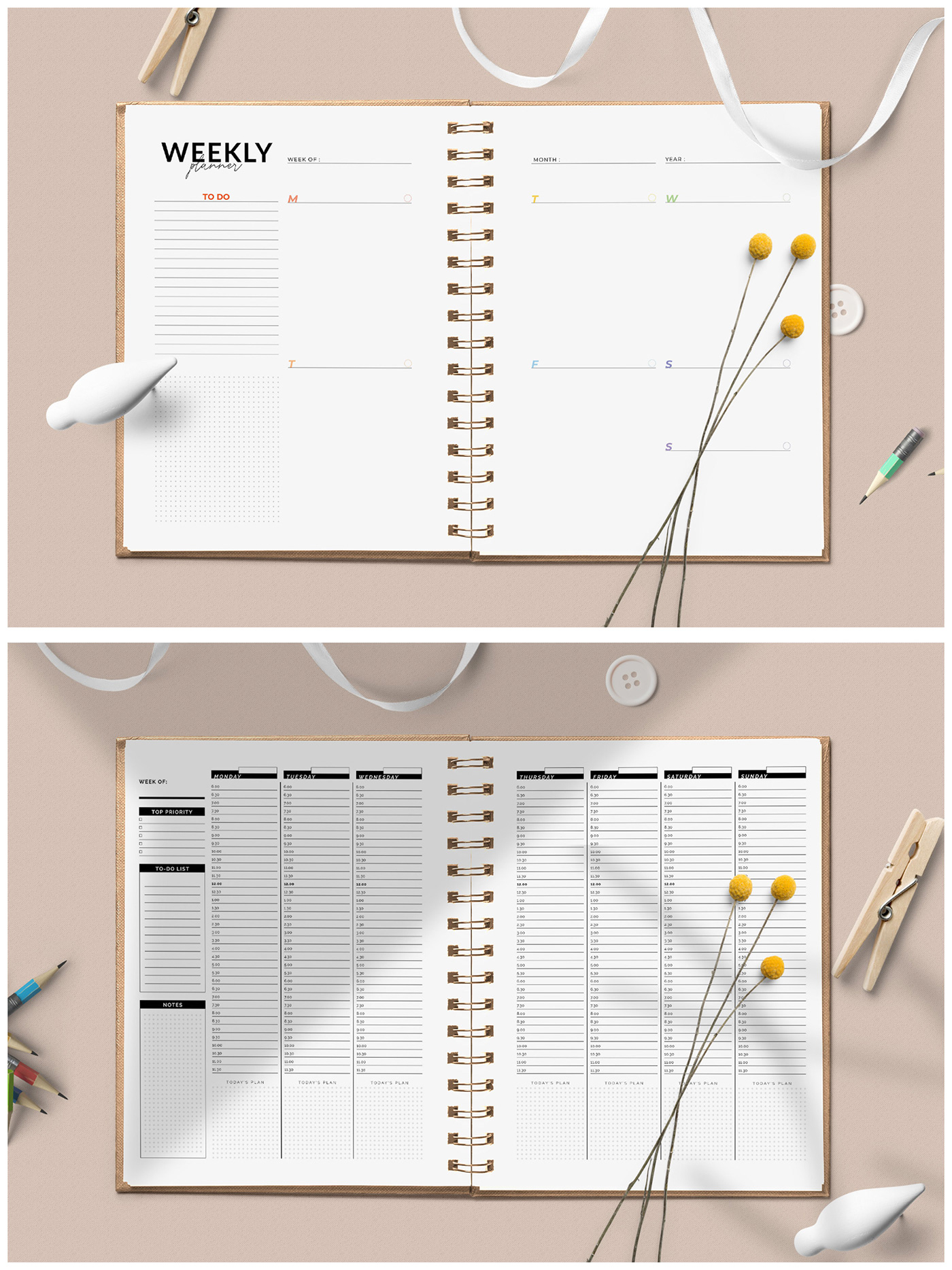 daily planner Digital Planner monthly planner planner bundle planner sheet planner stickers Planner Template to do list Ultimate planner weekly planner