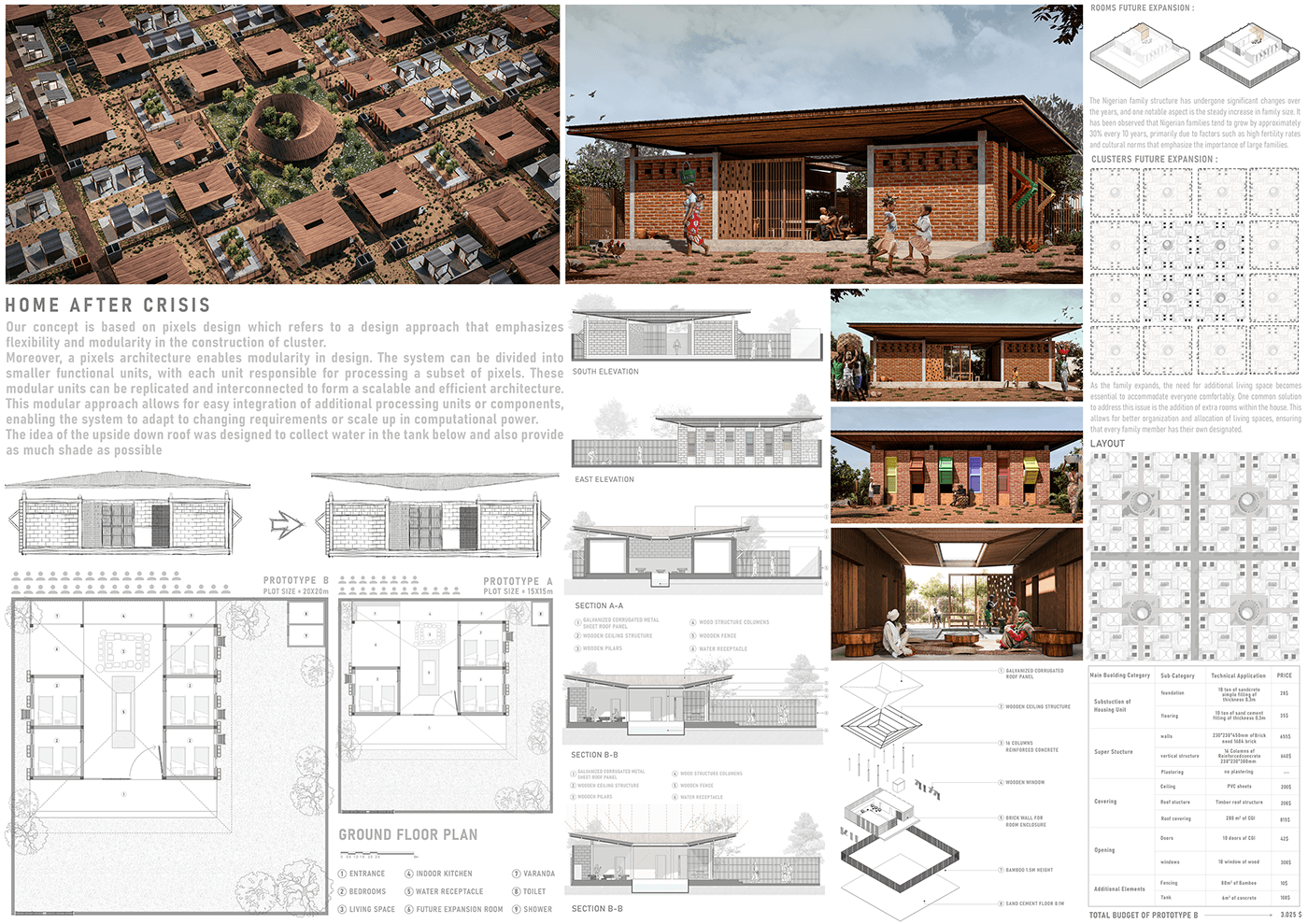 Competition architecture visualization nigeria african architecture architectural design Render architecture visualizing