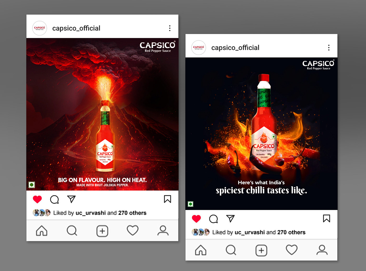 bottle creative Social media post Advertising  Graphic Designer Brand Design art direction  campaign designer capsico