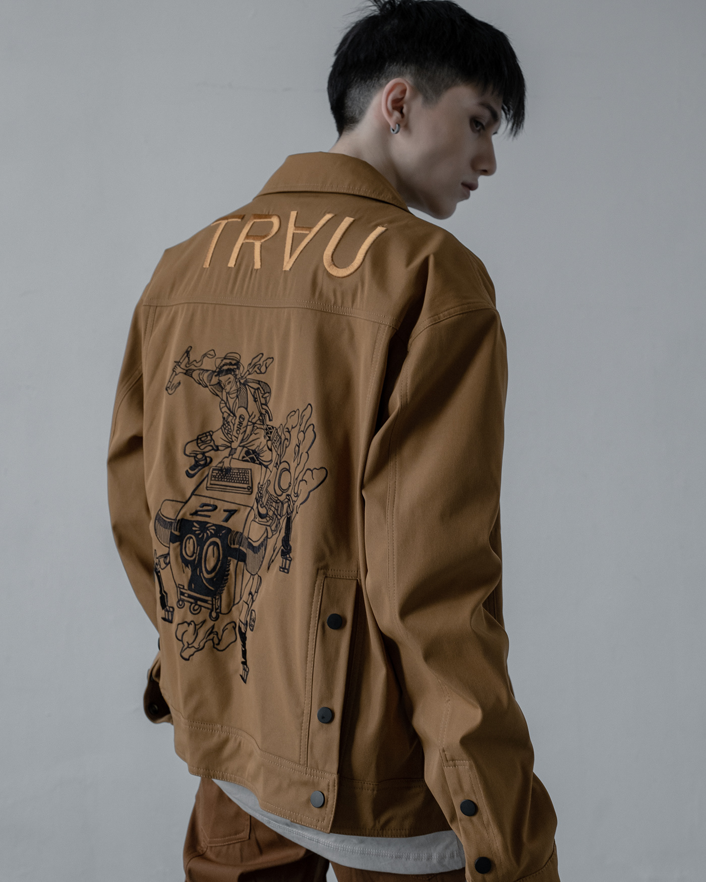 Cyberpunk Fashion  hanoiriot ILLUSTRATION  jacket Thanh Phong totebag tshirt Urban