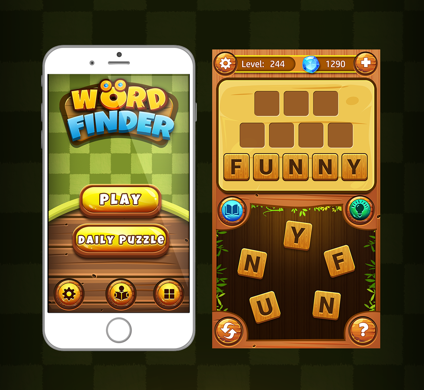 Game Art board game word game casual game mobile game 2sGamix word finder