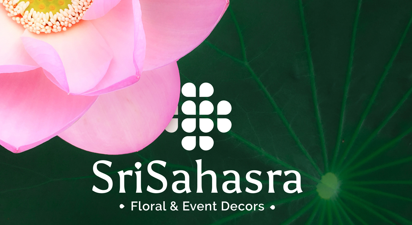 floral decor Logo Design organic spiritual Identity System elegant flower floral logo Flowers