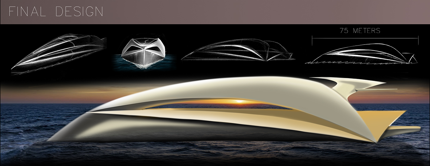 Automotive design industrial design  design sketching Clay Modeling Alias GM fca yacht Lexus