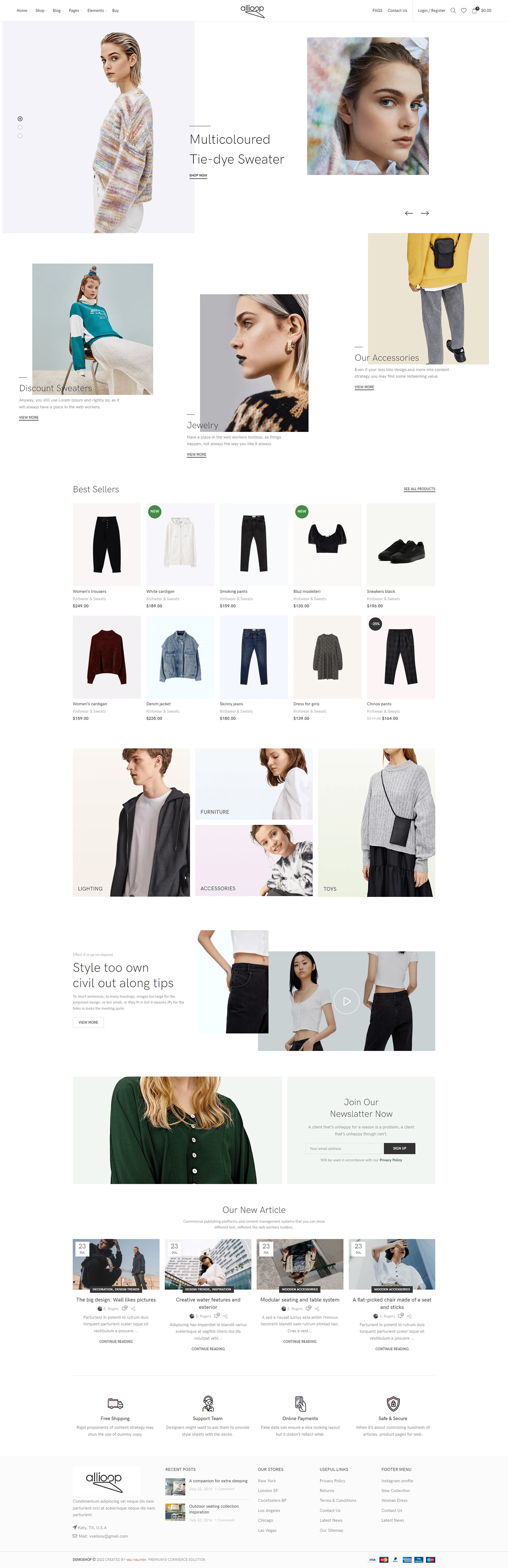 Clothing clothing brand clothing store Web Design  Wordpress Design Wordpress Website