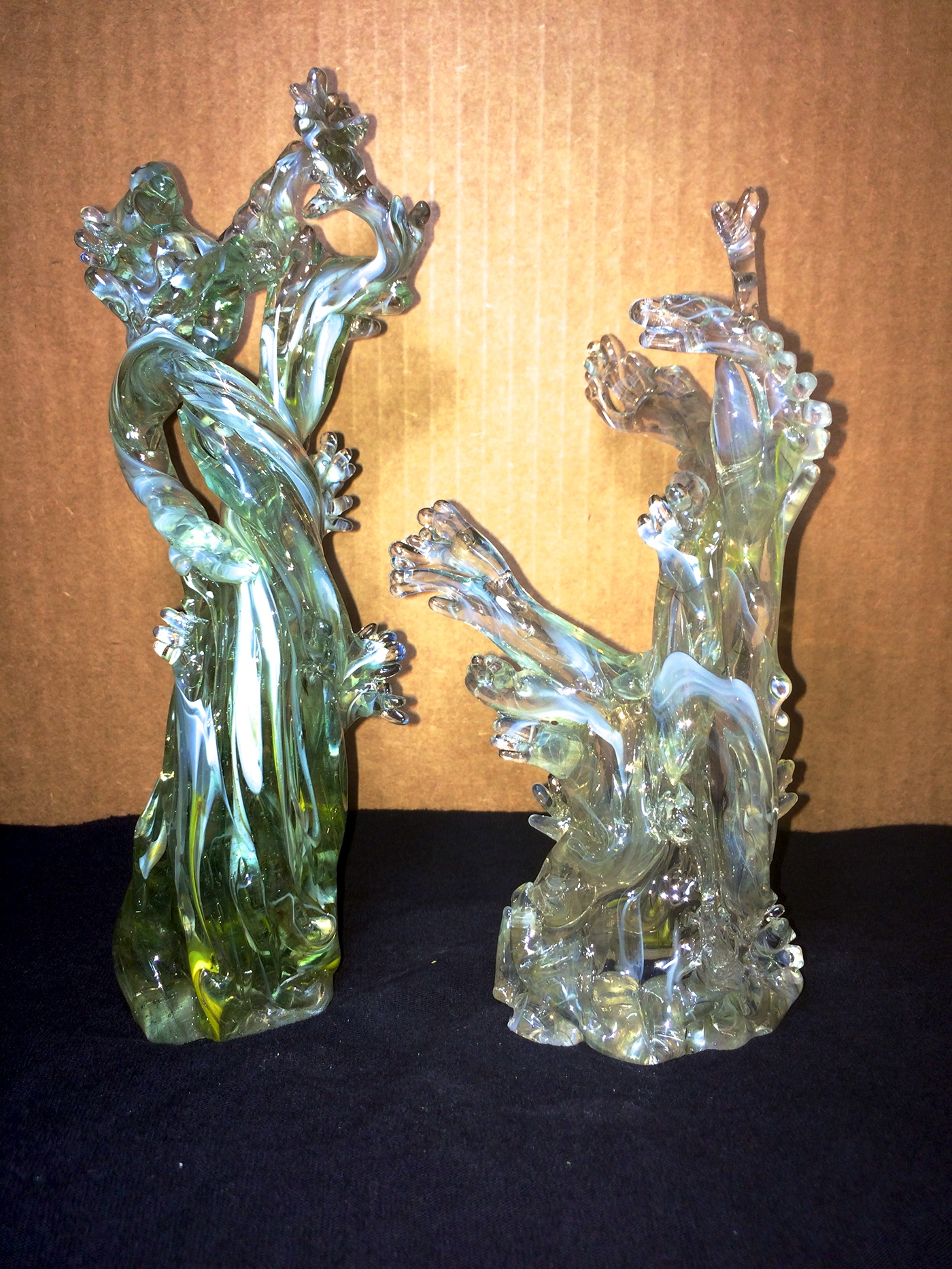 sculpture glass handmade glassblowing glass sculpture glasswork fine art