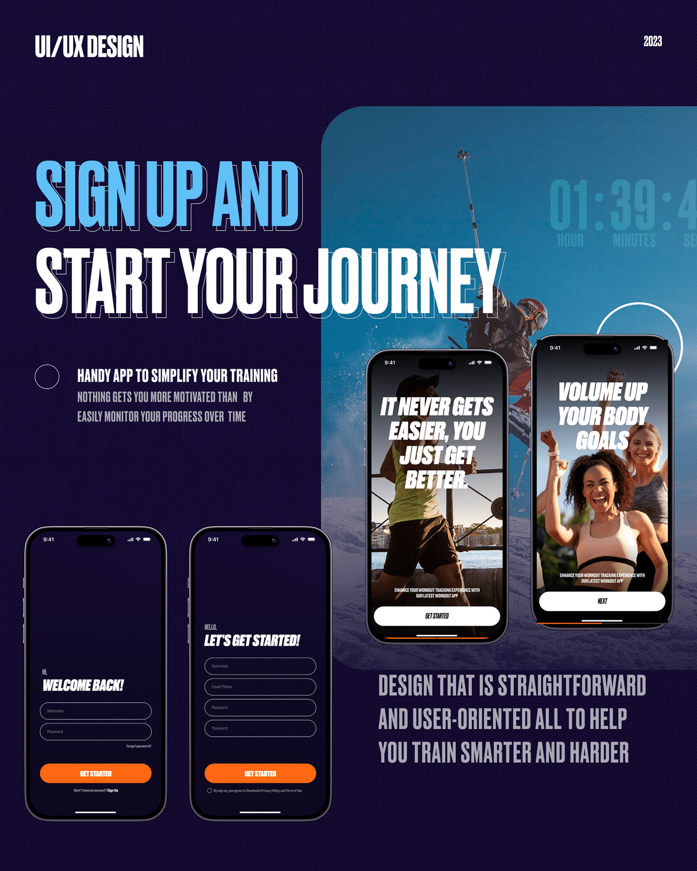 app Figma fitness gym Health ios sport tracker UI/UX workout