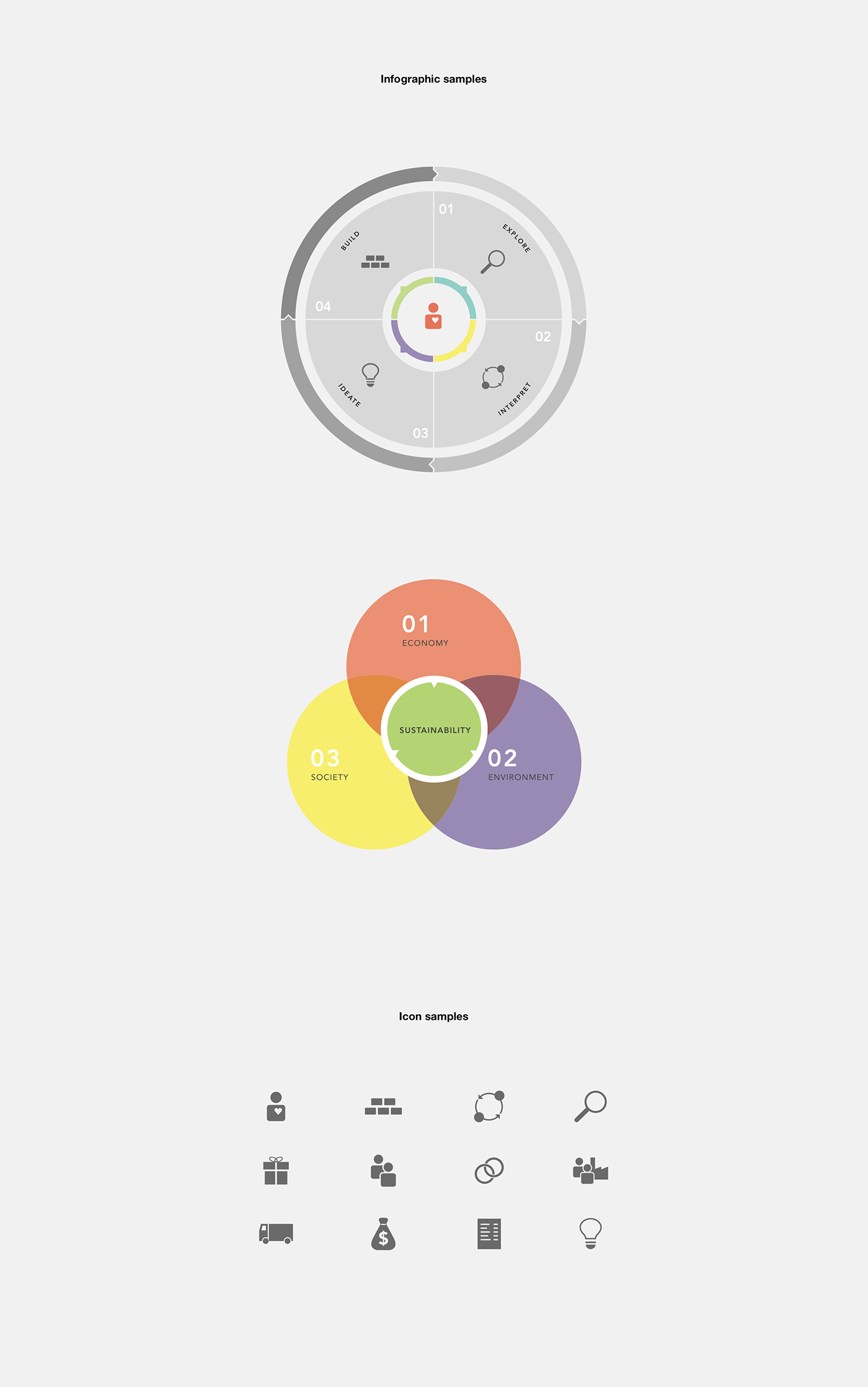 pull identity Webdesign infographic Icon orange experience agency Minimalism