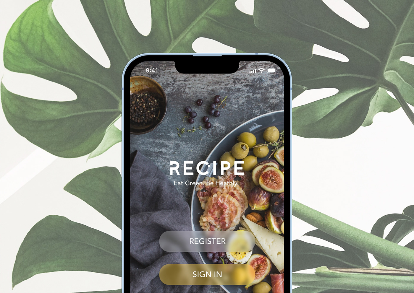 Adobe Portfolio app design Food  recipe concept UI ux ios Figma xD adobe