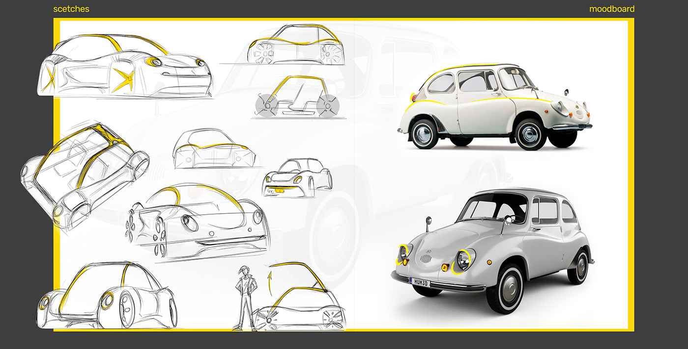 automotive   car design concept scetch Digital Art 