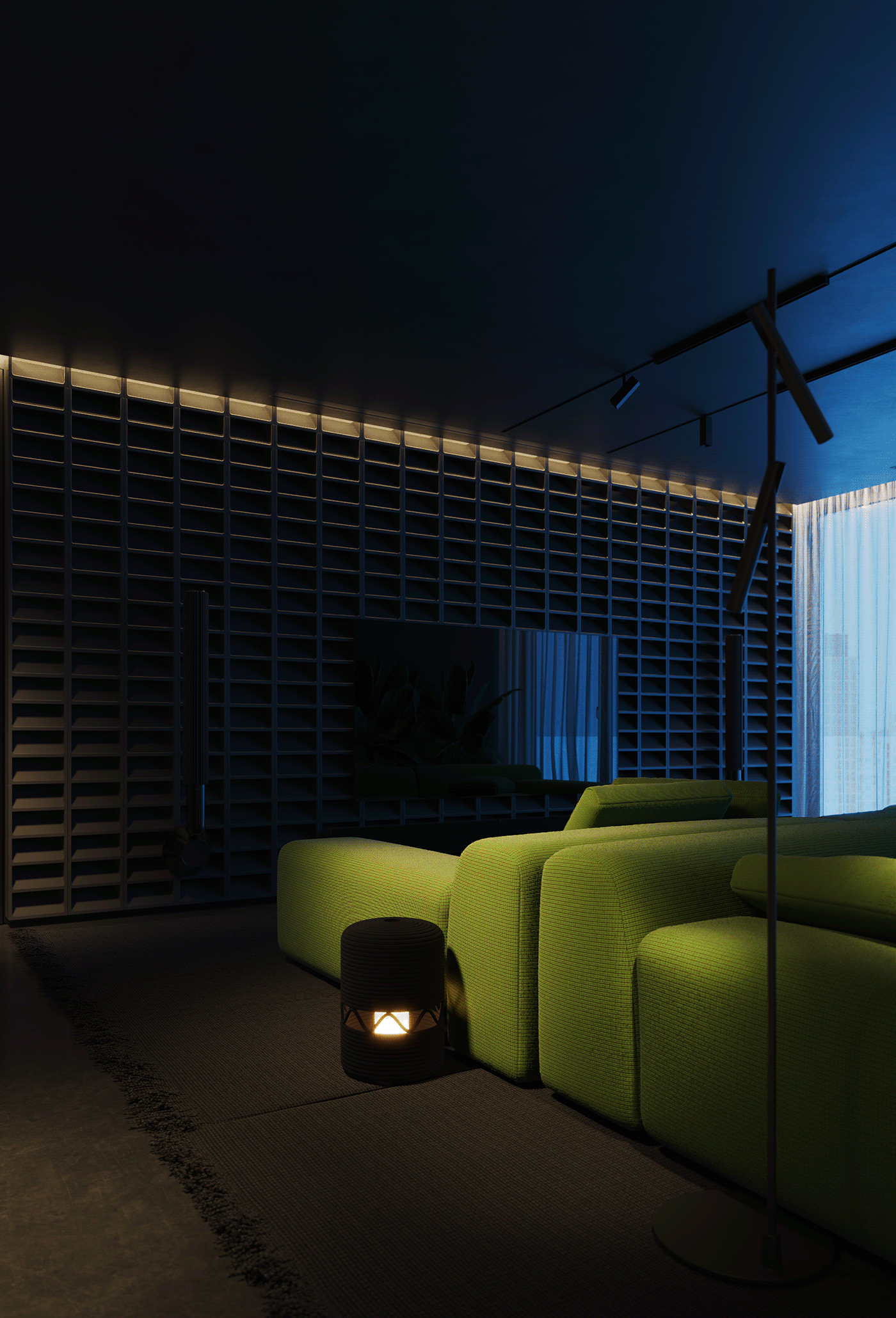 interior design  architecture design modern interior bedroom bathroom living room kitchen green black paola lenti