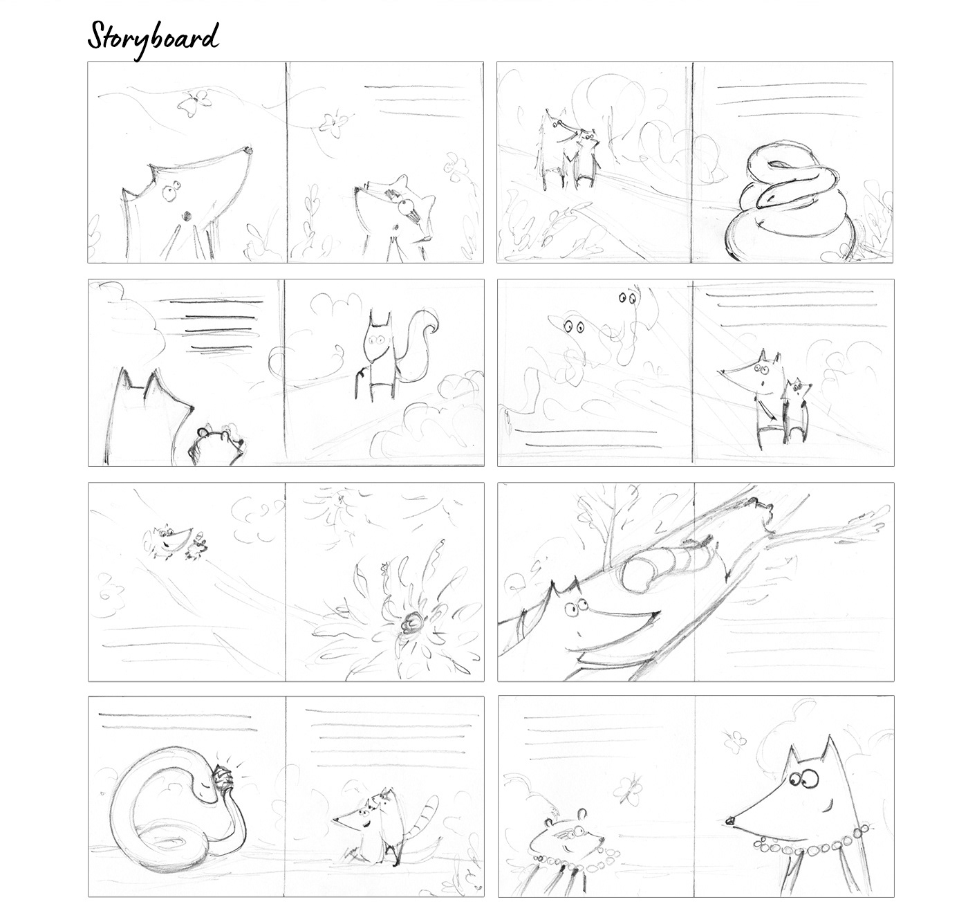 Illustrations for children's book on Behance