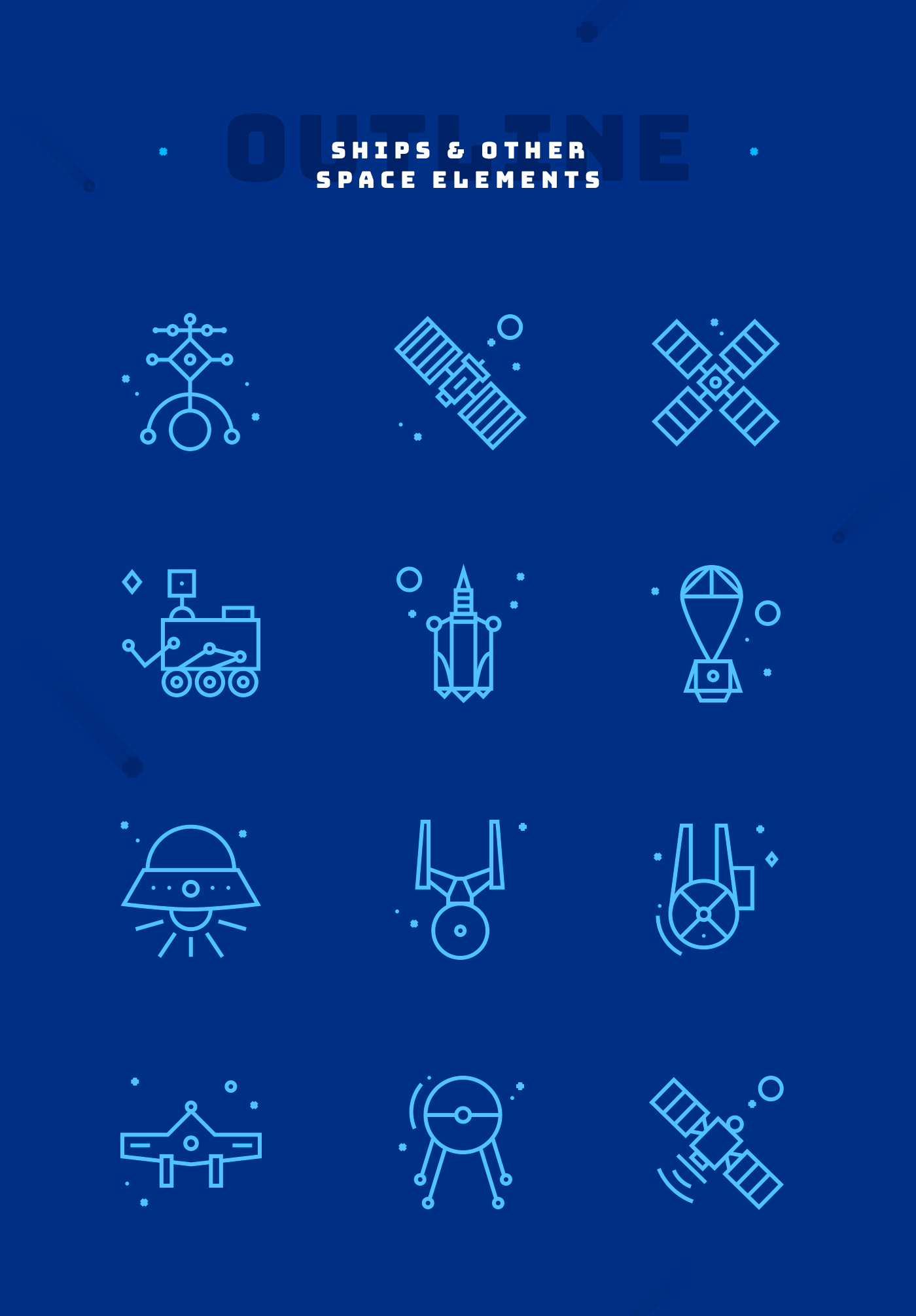 free Icon Space  icons iconography design UI download outline freebie