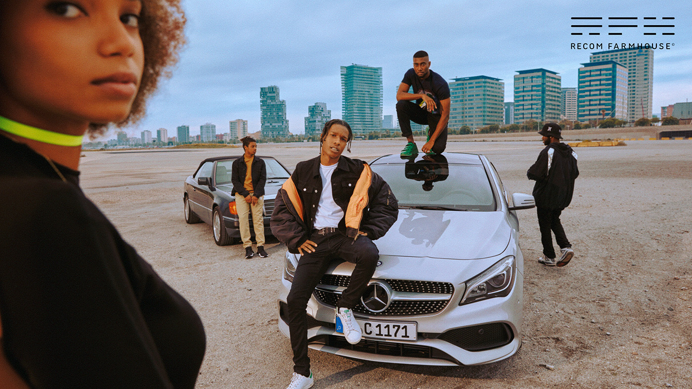 automotive car luxury mercedes asap rocky Celebrity rapper Film campaign gr...