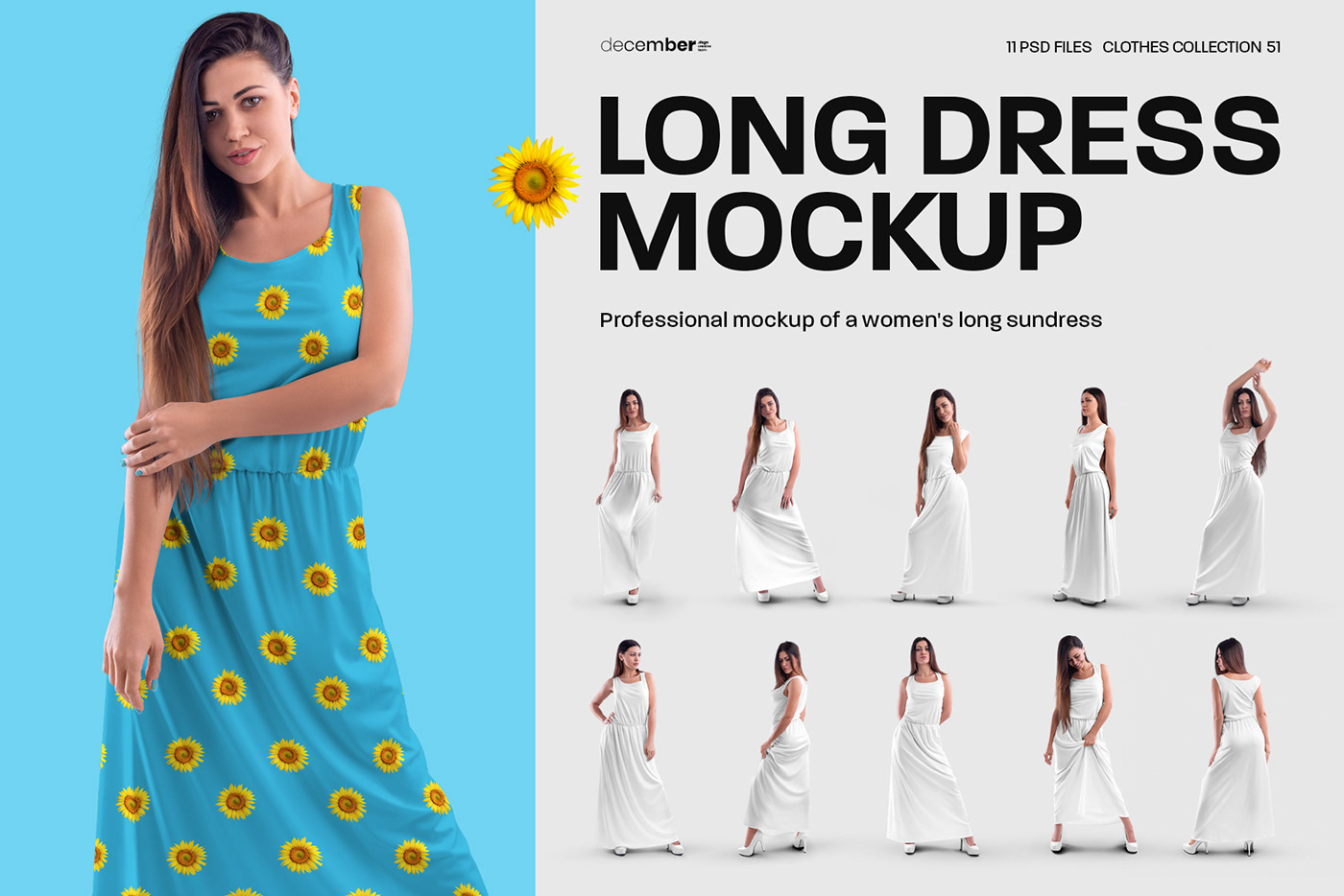 apparel Clothing December Fashion  free free mockup  merchandise Mockup psd sundress