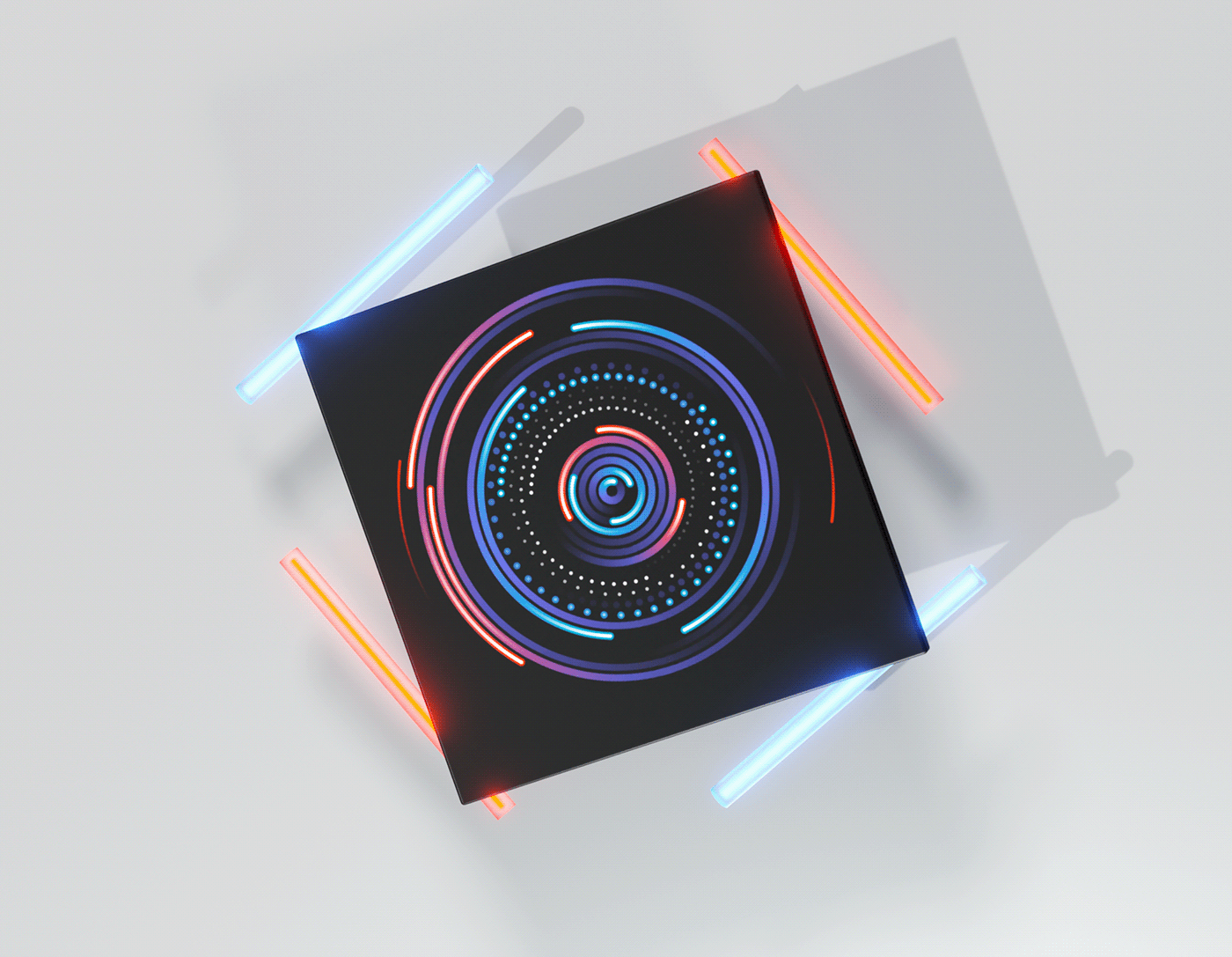design generative p5js album cover