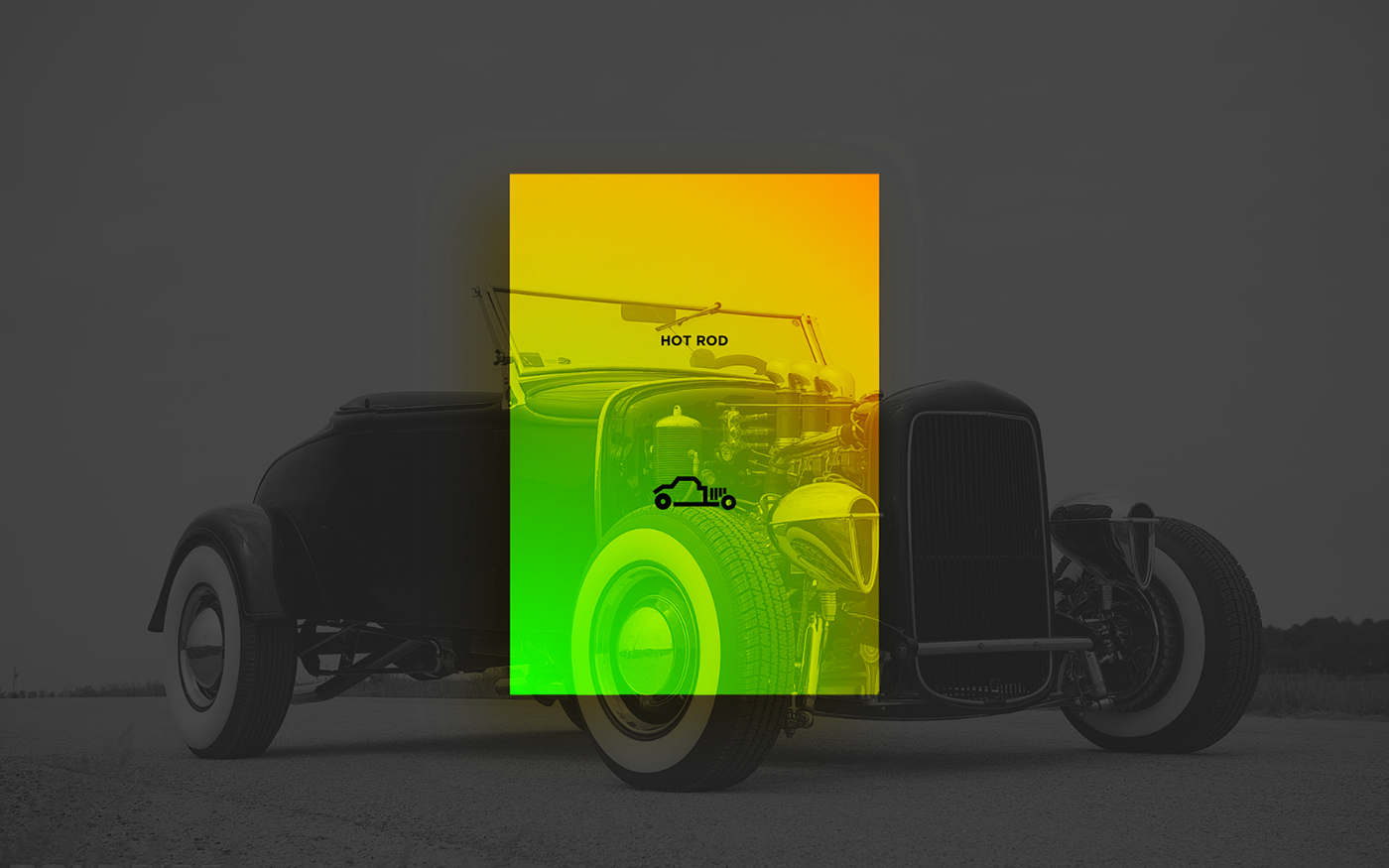 poster car race Auto Icon iconic legend vector colorfull colors fluo clean inspiration minimal minimal poster