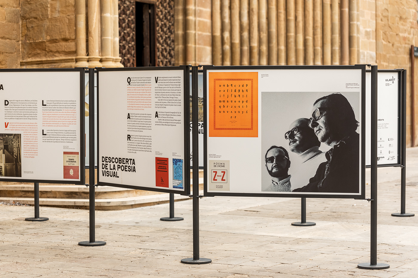 cartell diseño gráfico Disseny gràfic editorial Exhibition Design  graphic design  Lleida poster Typeface