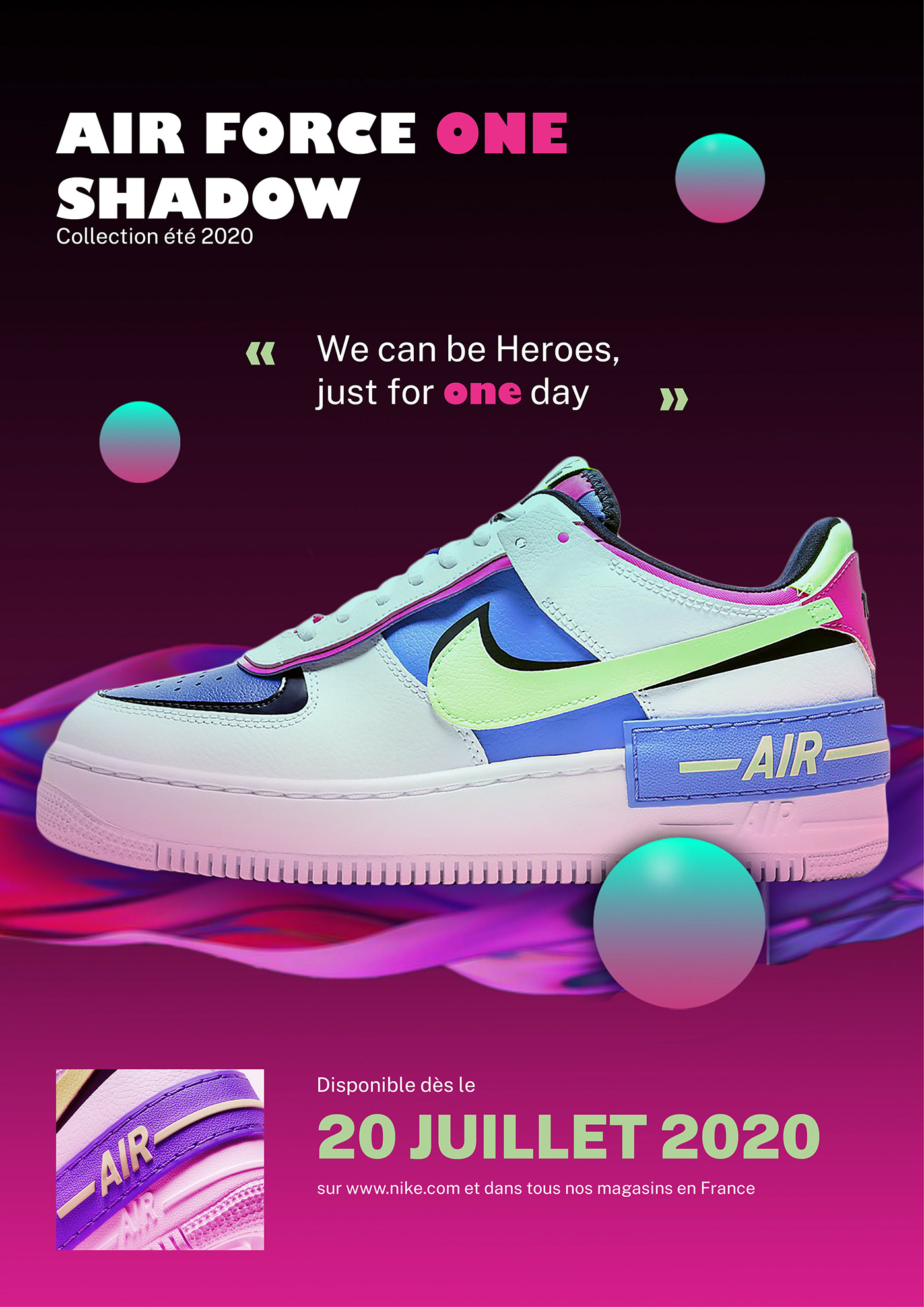 artwork designer Digital Art  marketing   montage photo Nike photomontage photoshop shoes design sneakers