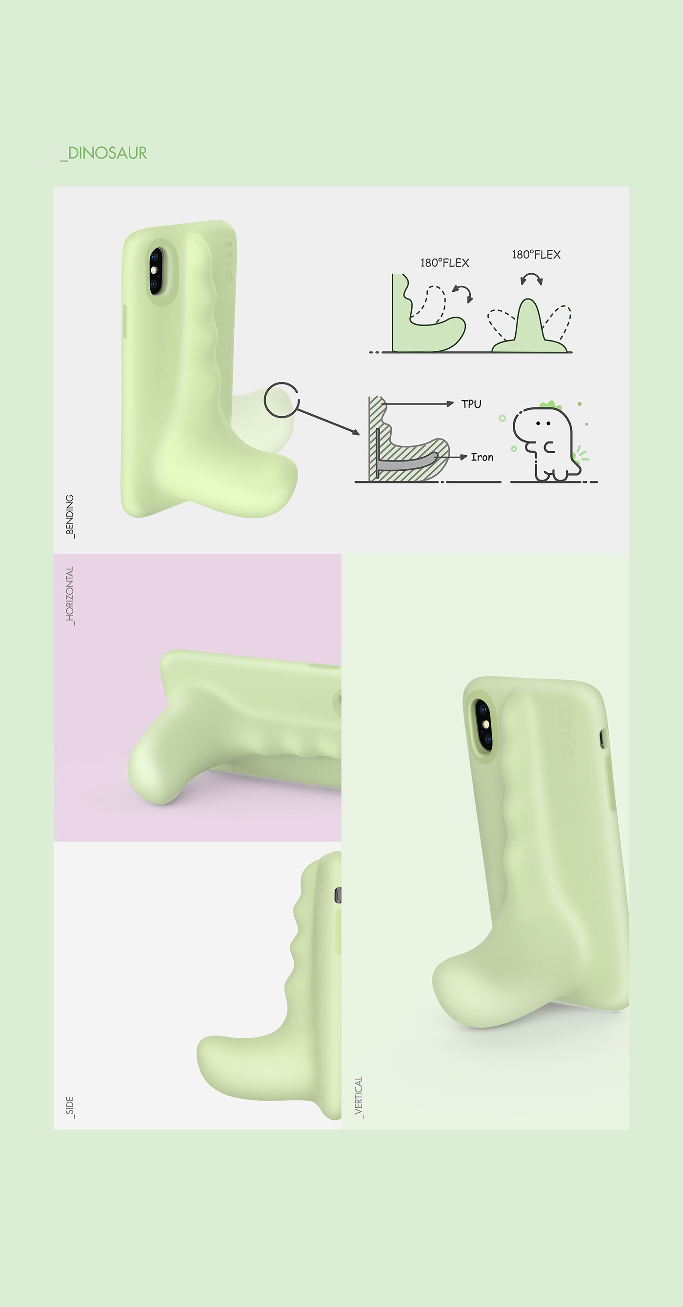 Mobile Phone shell cartoon animal flexible cute