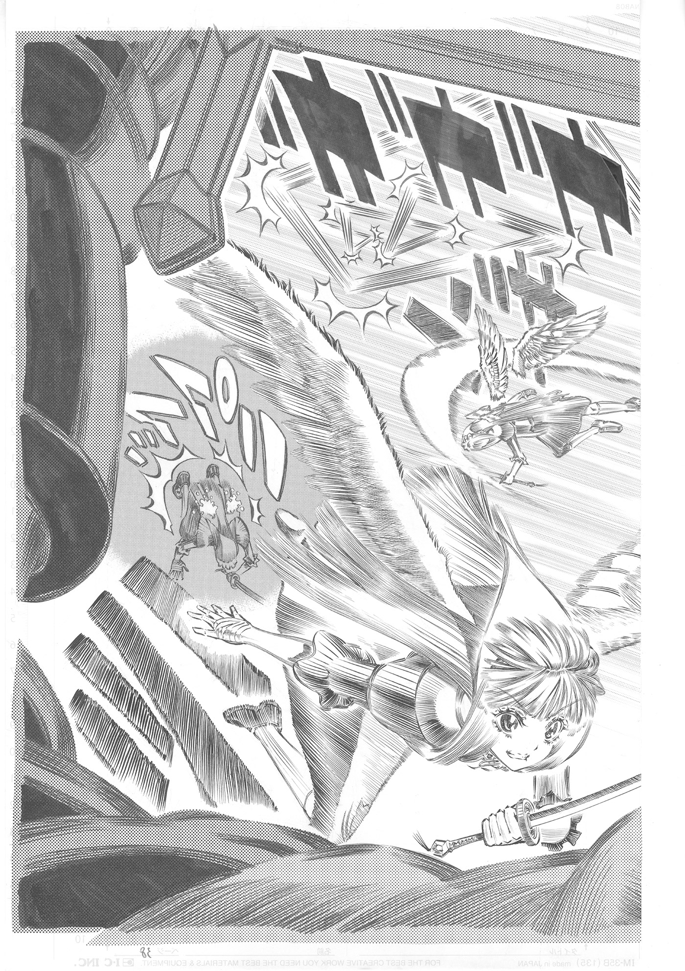 comic manga ILLUSTRATION  Drawing  black and white pen story fantasy Magic   Character