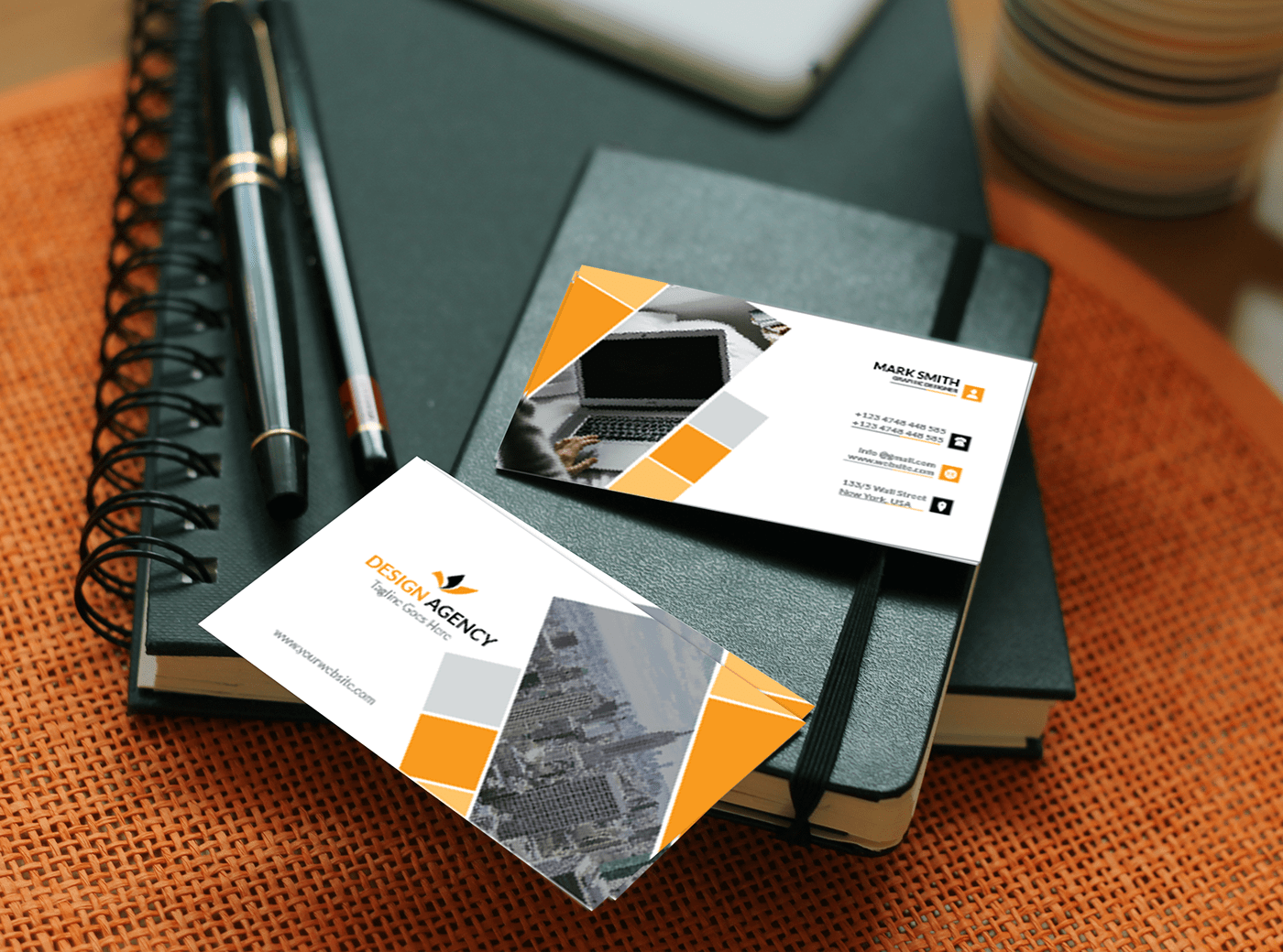 Adobe Illustrator works business card Business card design card design Corporate Business Card graphic design  illustrator design professional simple business card simple design
