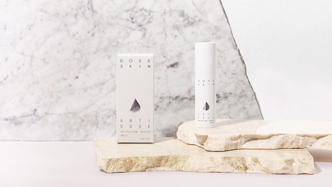 Packaging branding  skin dose product photo-shoot tato studio minimal care beauty