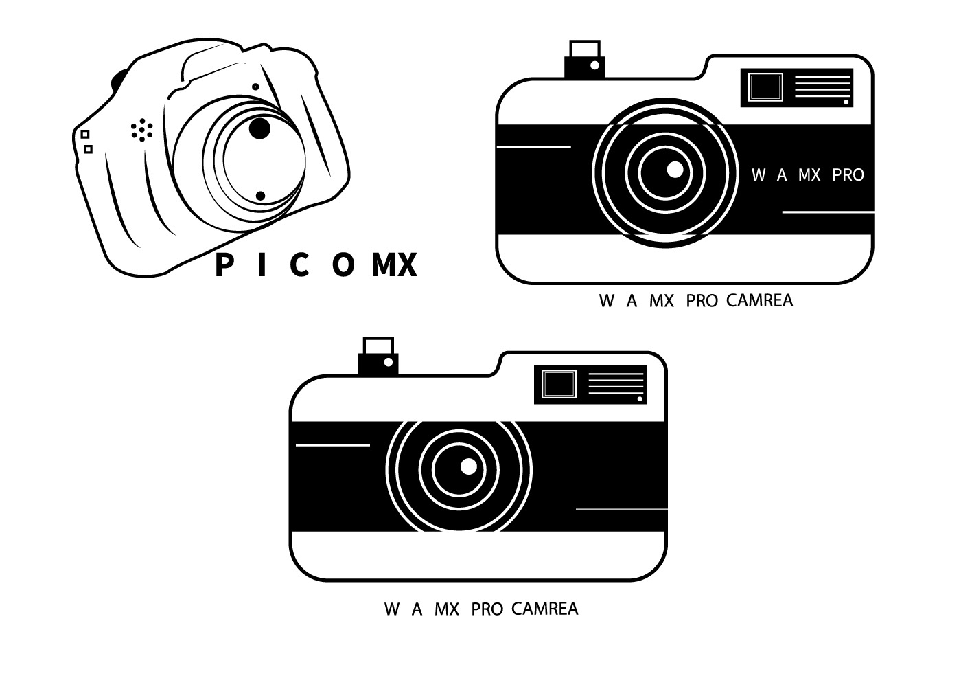 brand identity camera logo design Logo Design logos minimalist logo vector