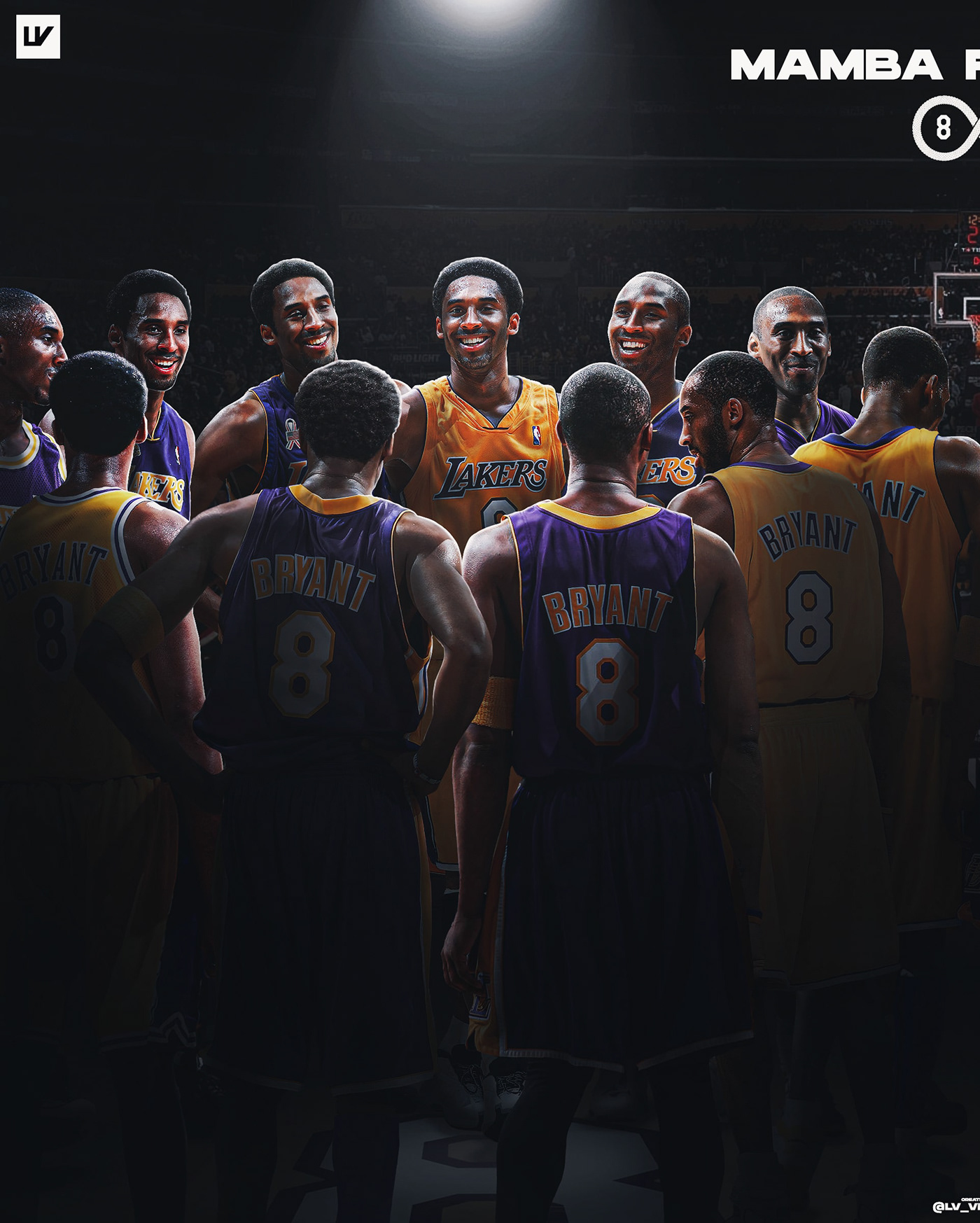 basketball Digital Art  Kobe Bryant Lakers NBA poster SMSports sport sports Sports Design