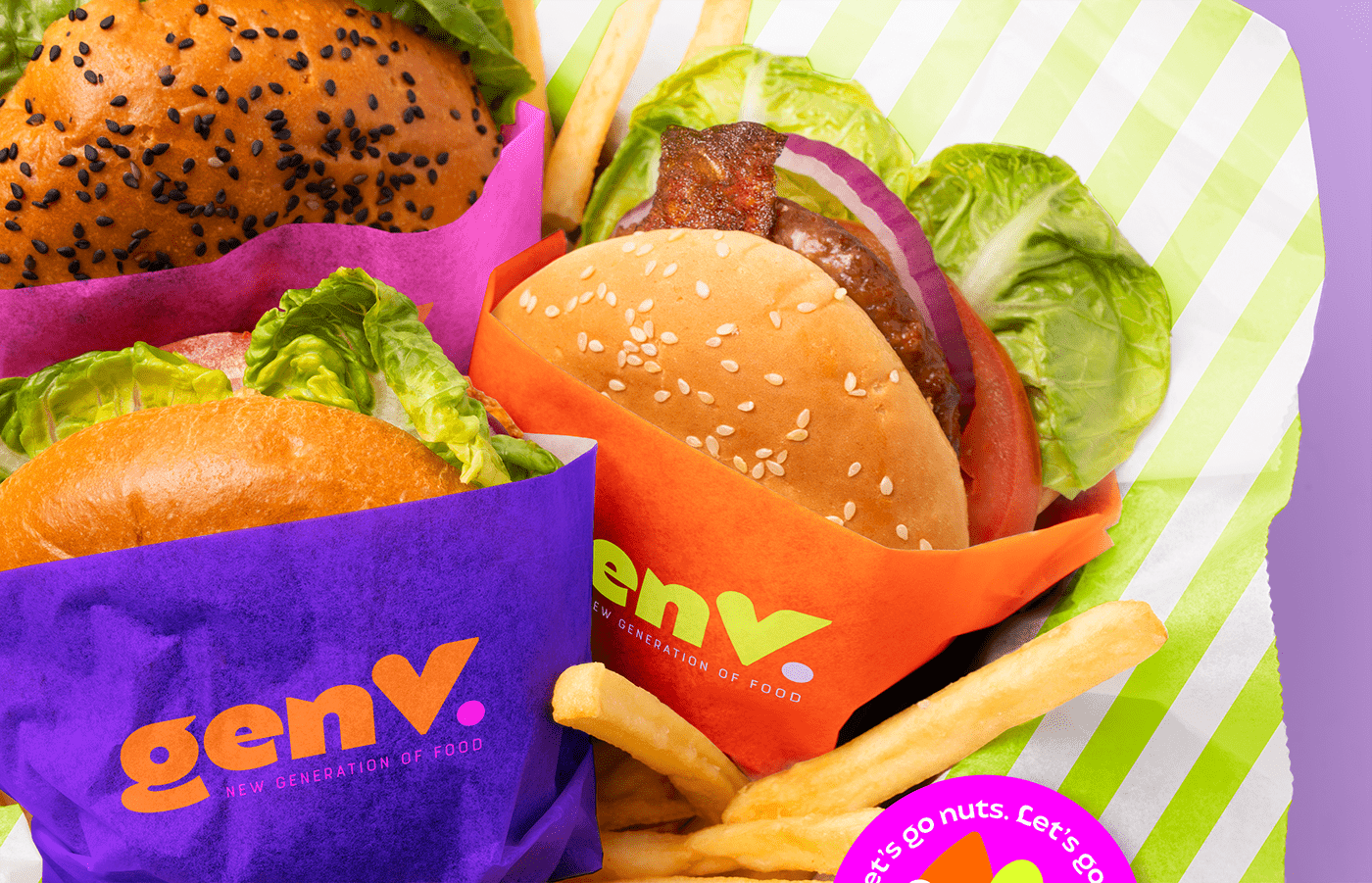 brand identity corporate Corporate Identity Fast food fast food logo fast food restaurant logo Packaging vegan vegan food