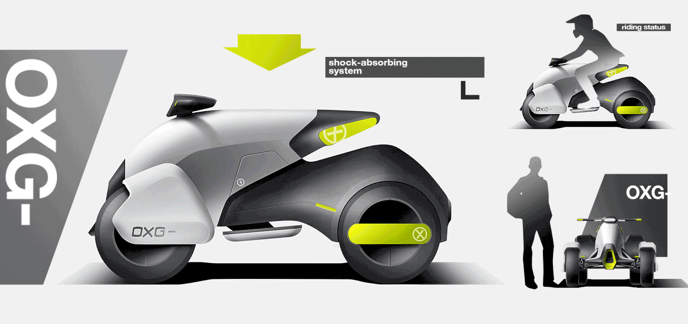 ATV concept car Vehicle future electric sketch transport design Automotive design