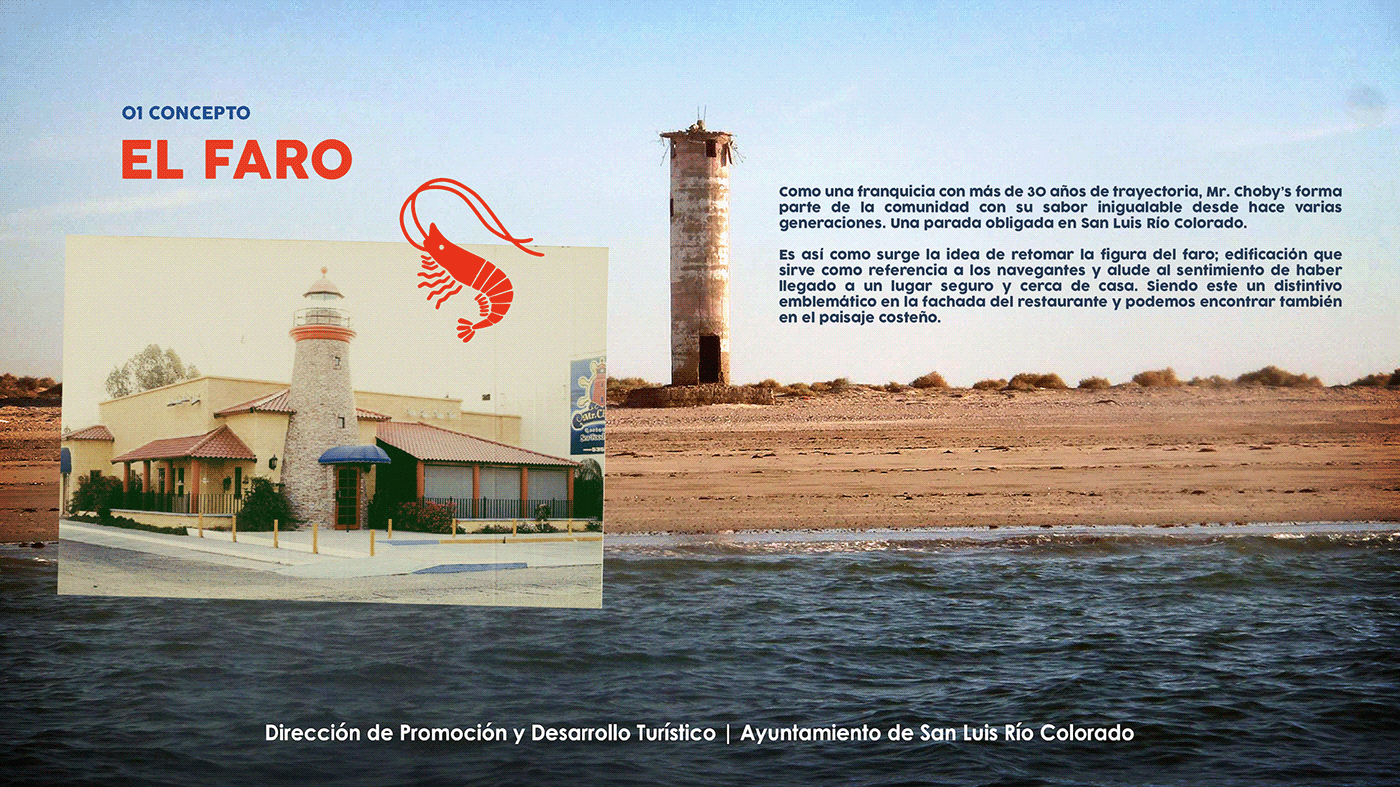 brand identity lighthouse Logotipo mariscos mexico restaurante sea seafood summer