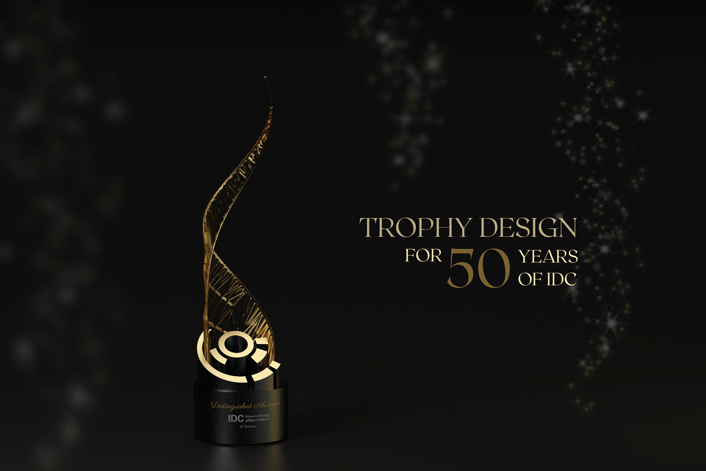 award award design design IDC IIT Bombay memento product design  trophy trophy design