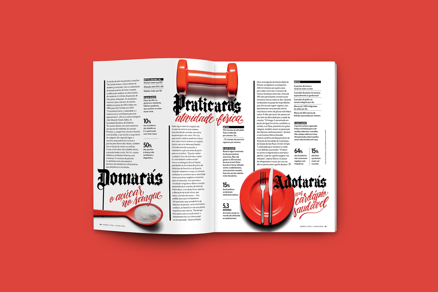editorial Health lettering magazine medicine science HAND LETTERING typography  