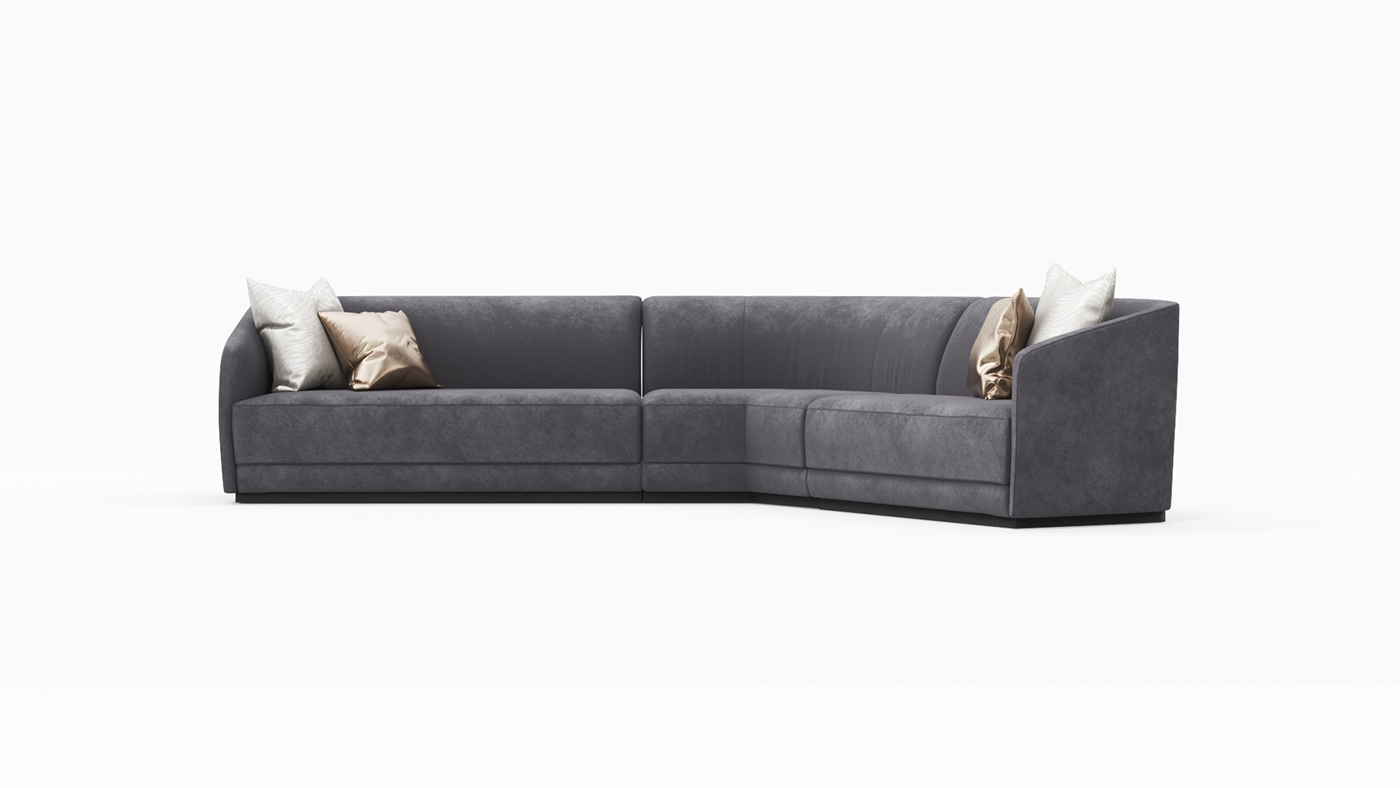 sofa furniture 3D 3ds max CGI 3d modeling 3dmodel 3drender visualization Product Photography
