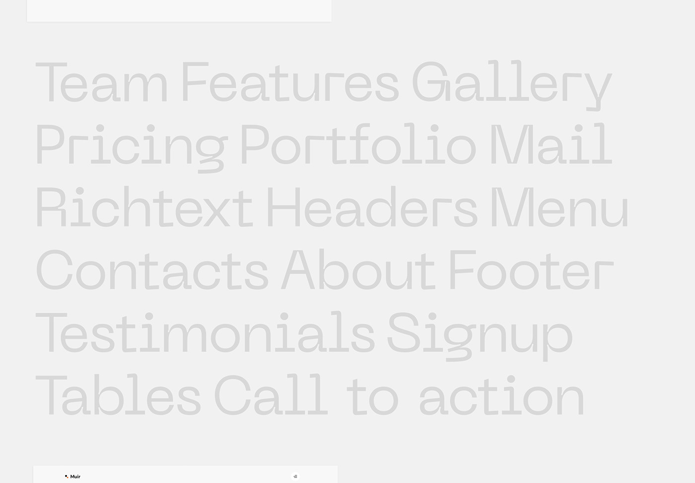 design design system gallery grid Layout swiss Tesimonials ui kit
