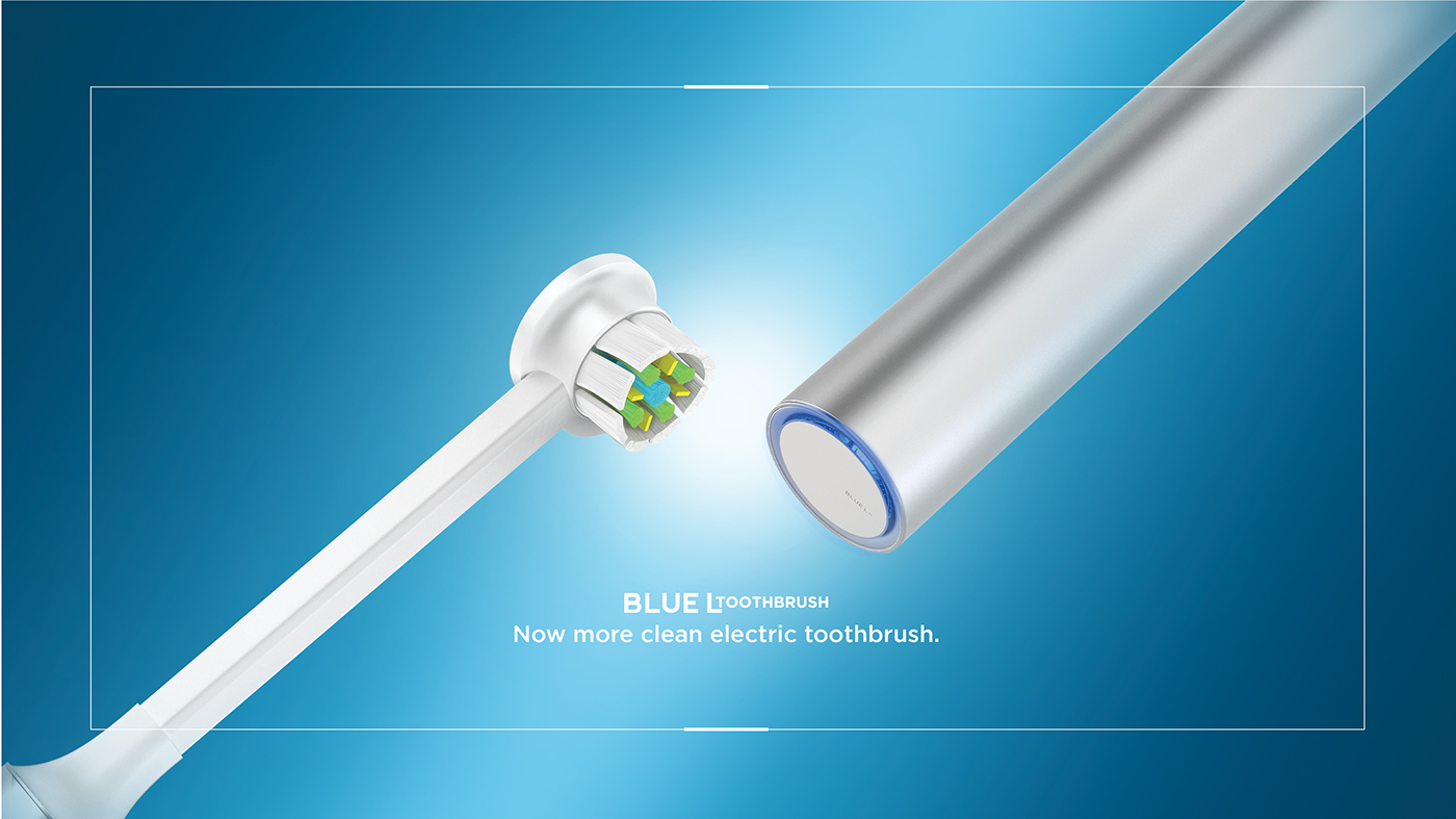 electric toothbrush concept design product design  industrial design 