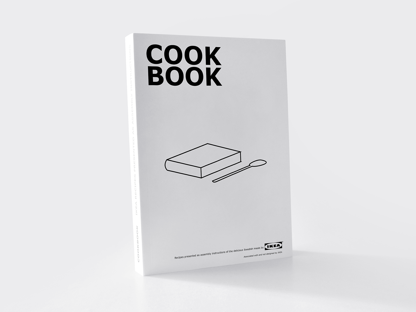 ikea cookbook book Layout recipe meal cook Swedish