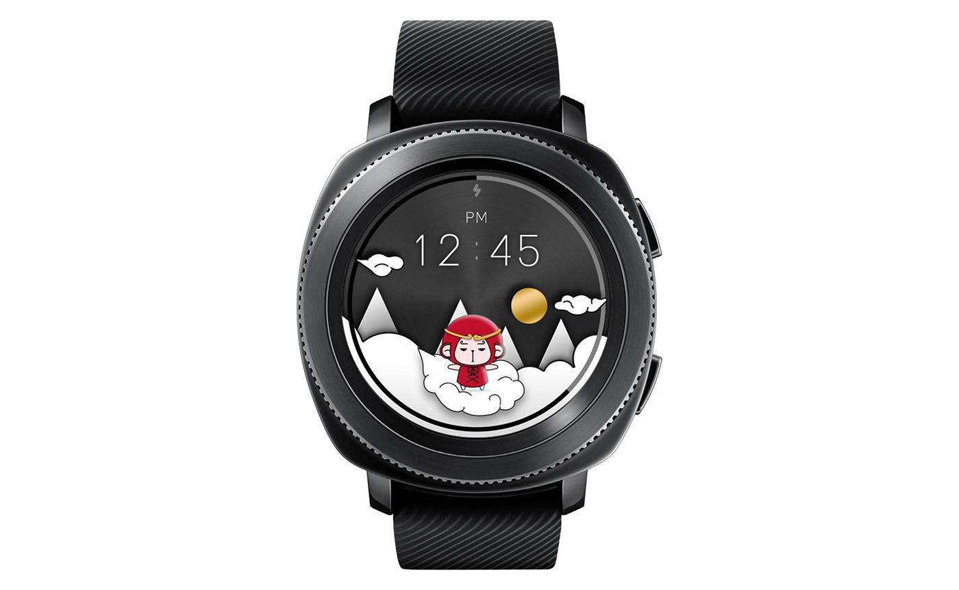 MRTIME watchface Smart watch ux UI portfolio Digital Contents Wearable Hwayugi