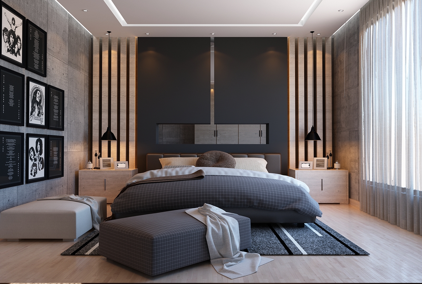 Black Bedroom Decorating Ideas With Color