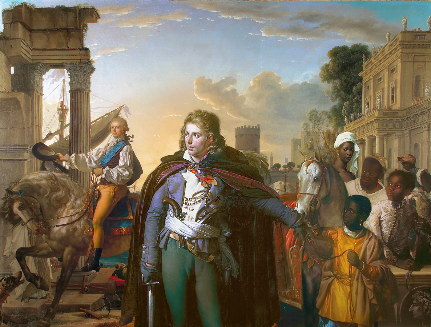 art Paintings Renaissance slavery negroes africa Europe columbus