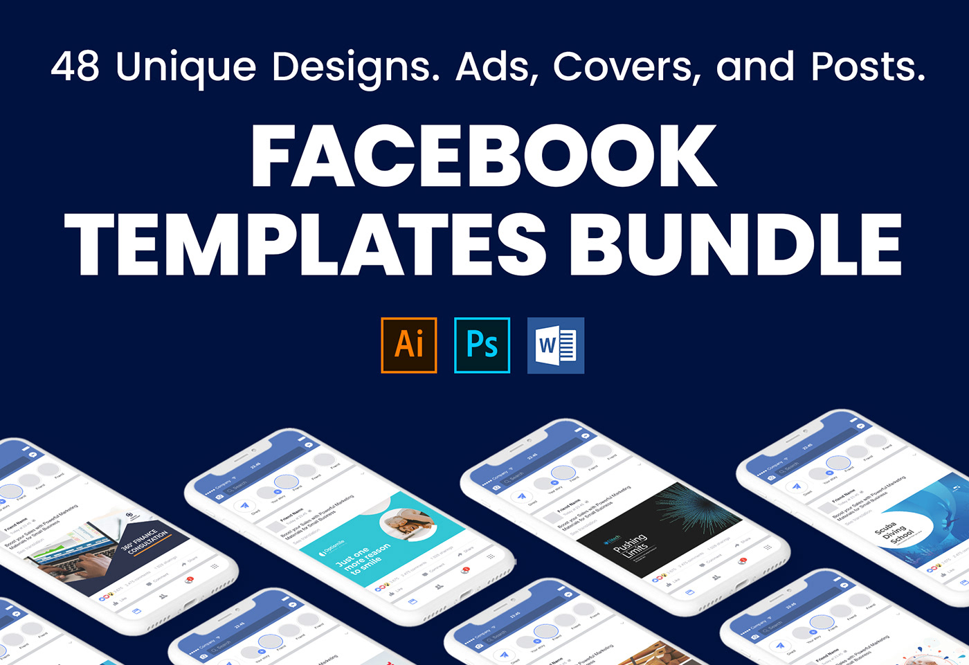 business design facebook Facebook Ad facebook banner facebook cover facebook post facebook timeline marketing   template