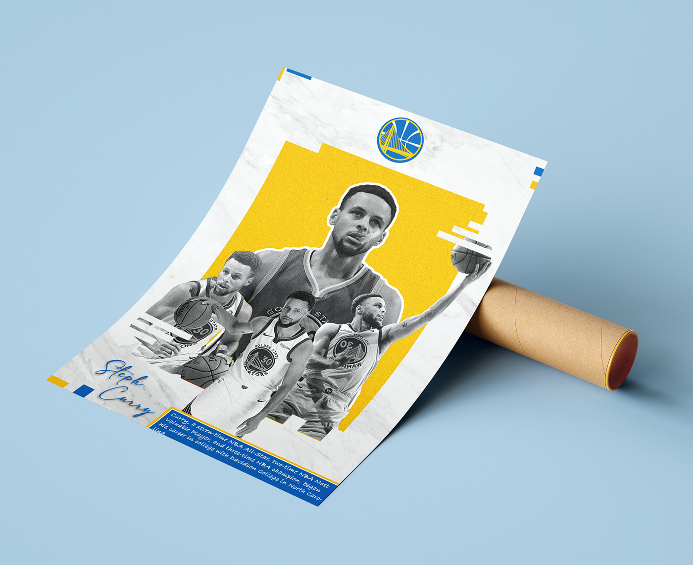 Poster Design Flyer Design flyer poster NBA design basketball art sports graphics Golden State Warriors stephen curry Sports Design