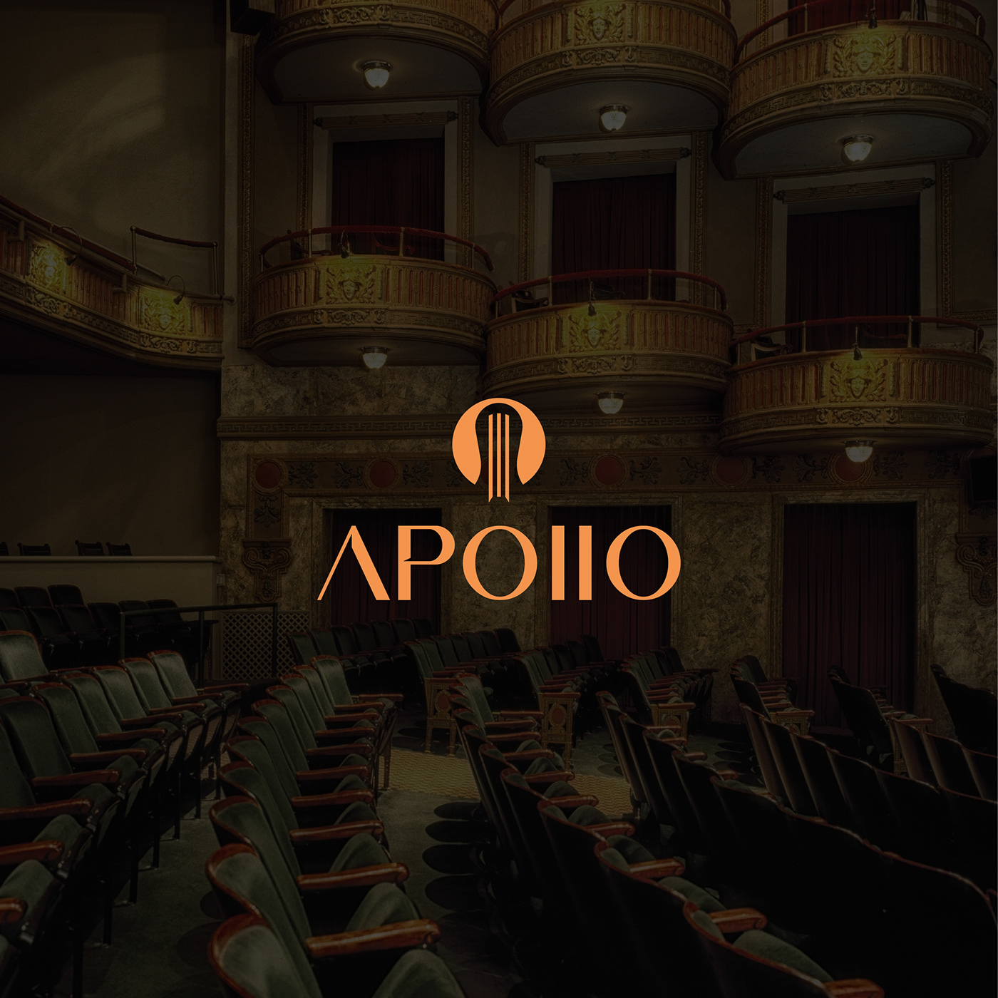 Ancient Apollo arts greek logo Logo Design Theatre