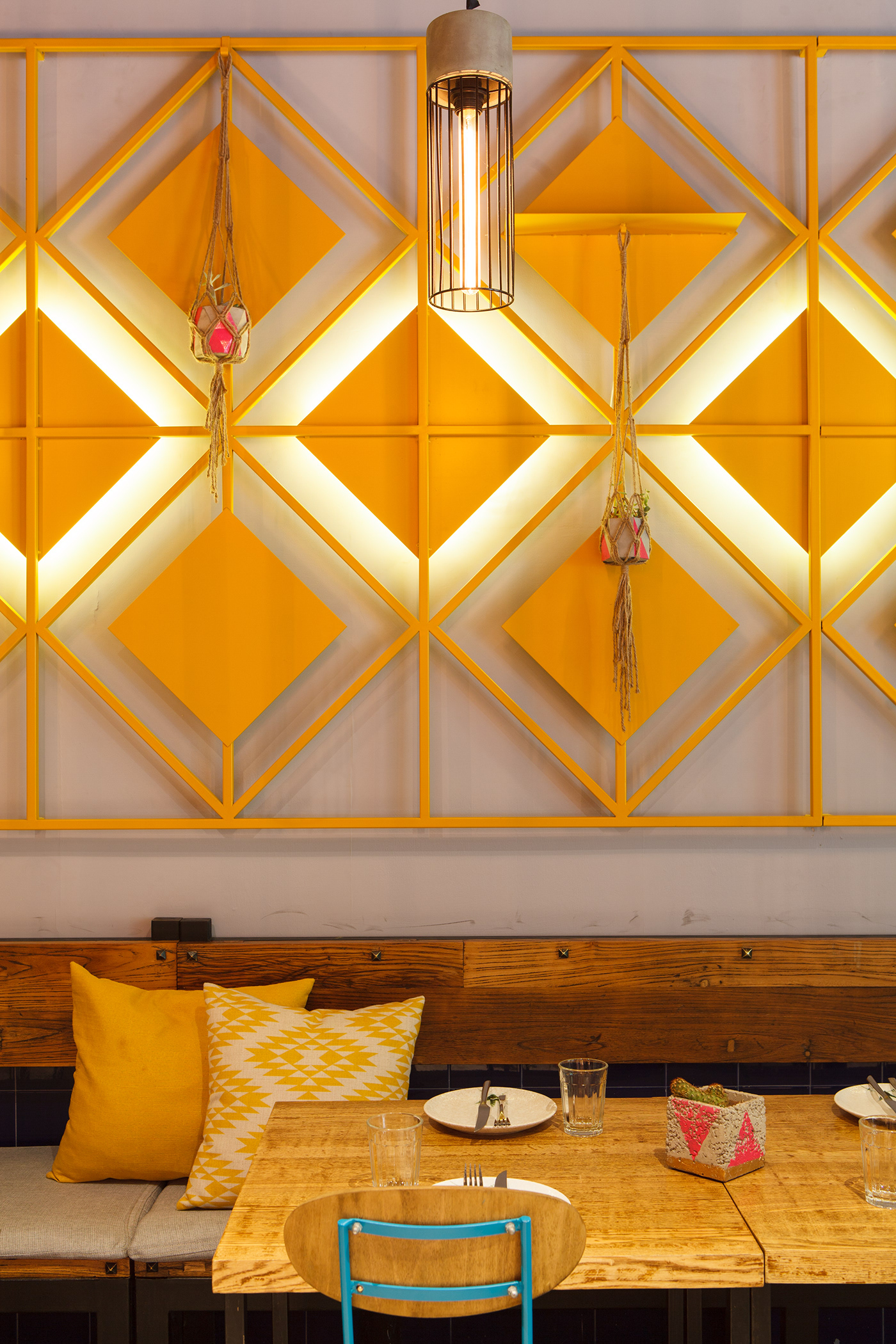 interior design  shanghai hcreates hannah churchill restaurant Mexican tiles bar Tequila china