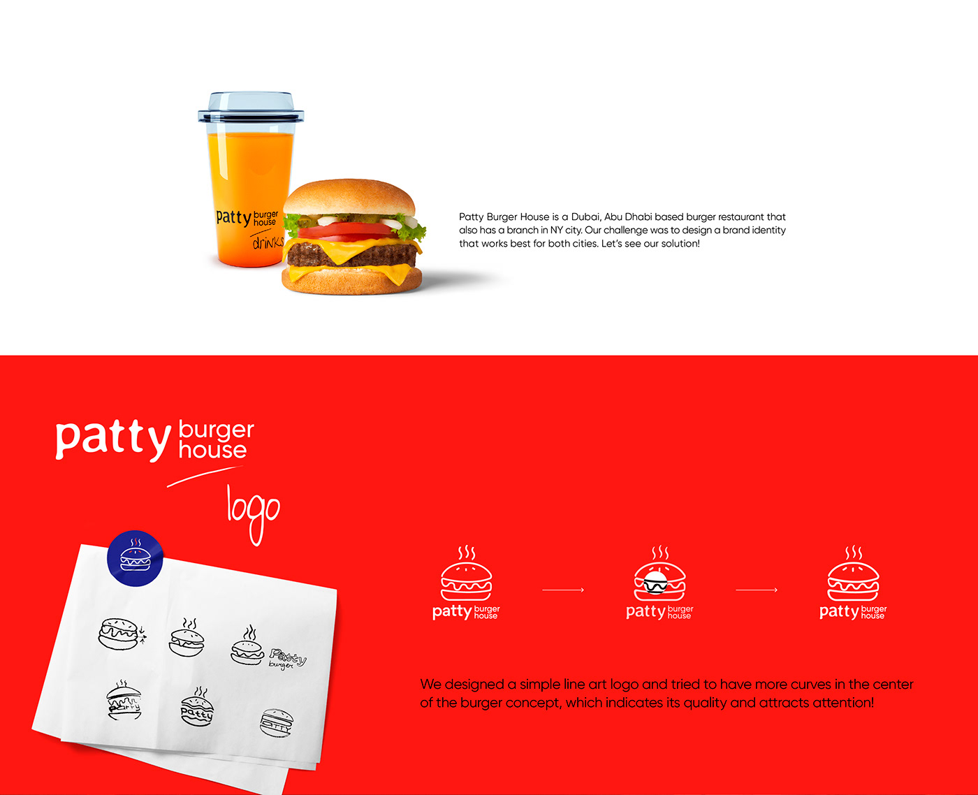 Apparel Design brand identity branding  Burger Branding Line Art Logo logo logo designer menu design packaging design visual identity