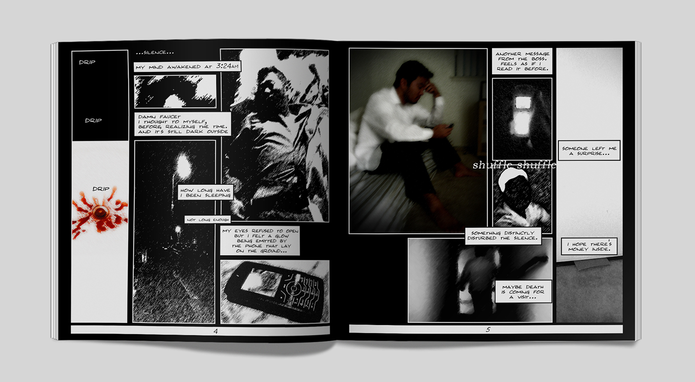 Graphic Novel Photoshopped Comic Book grim underground dark comic preview