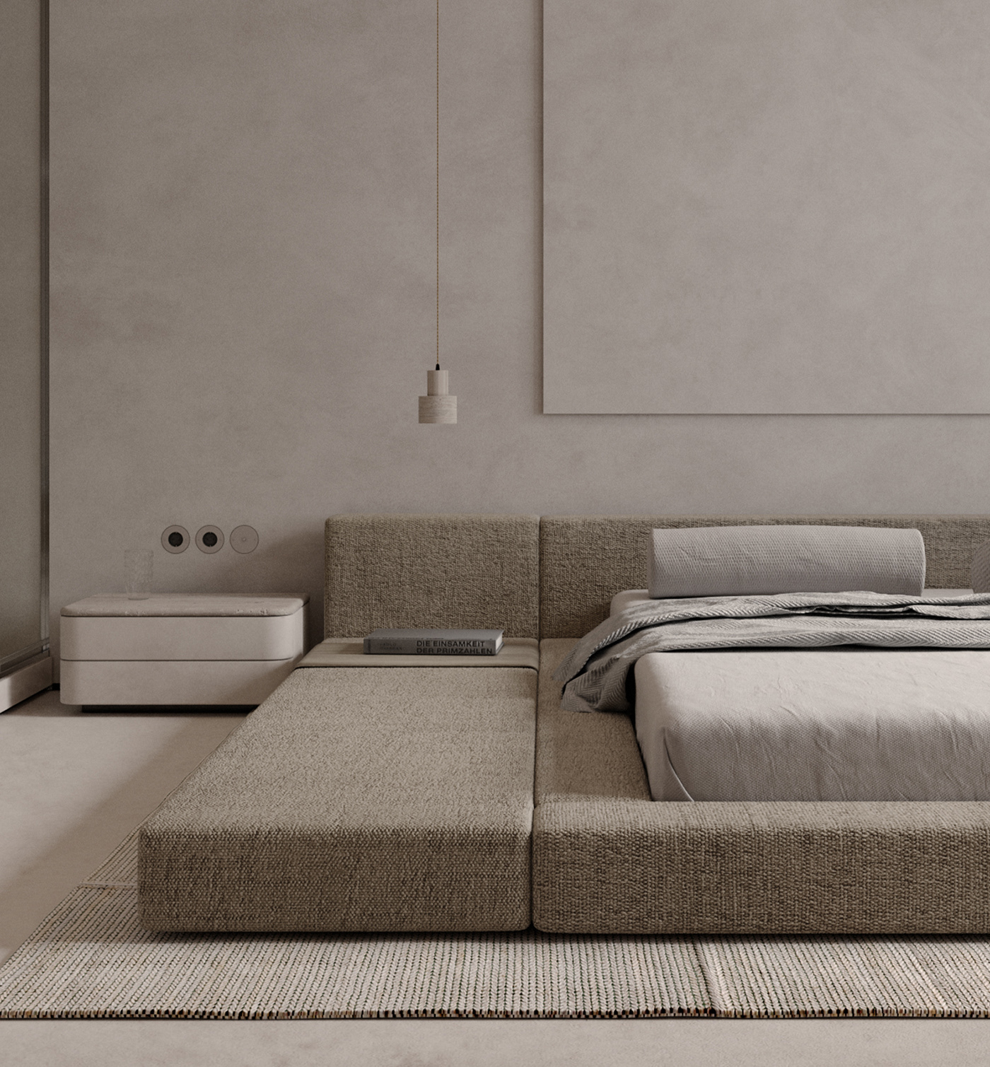 minimalistic desiign interior bedroom