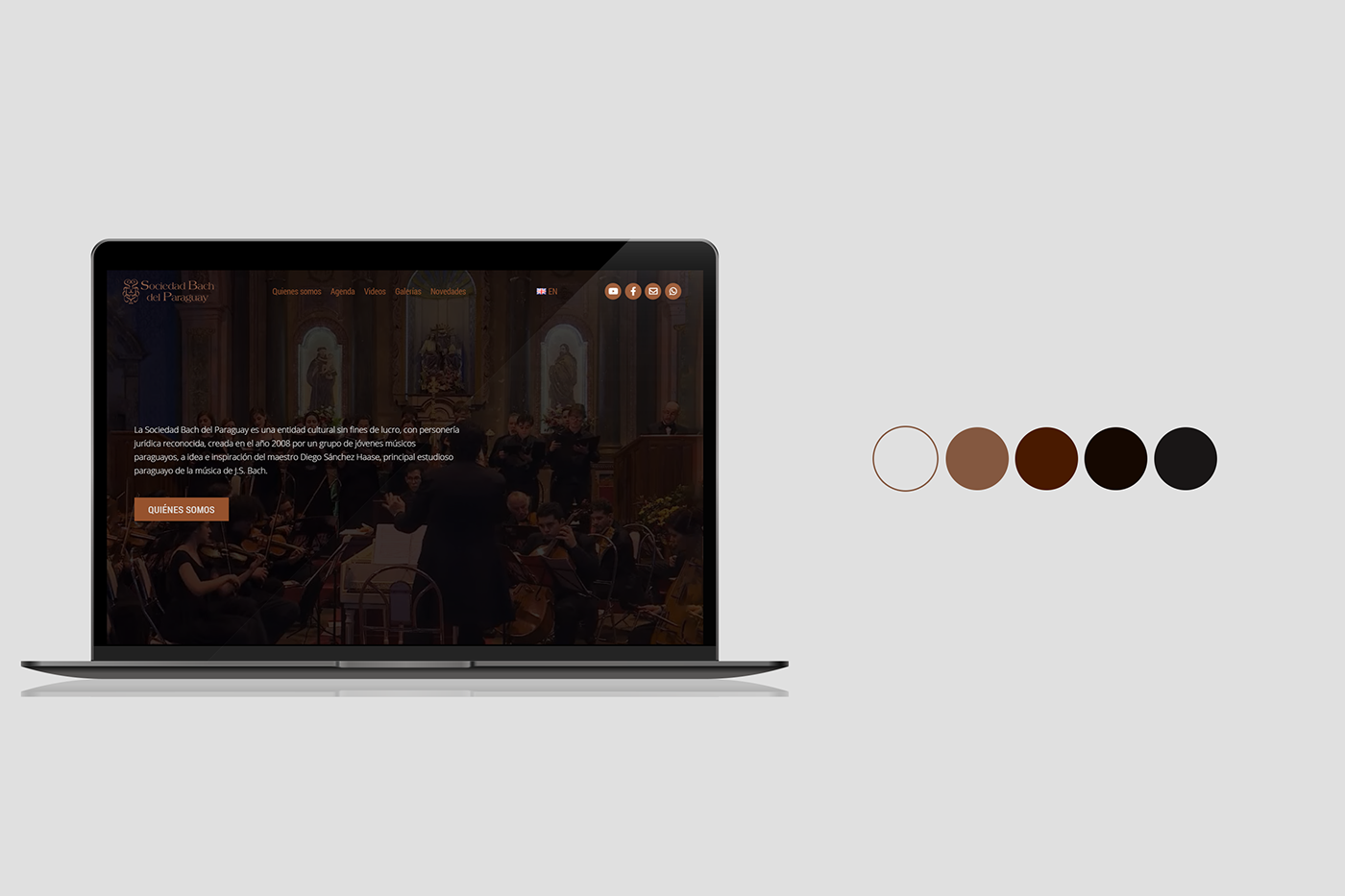 musica opera orquesta sinfónica Website Design