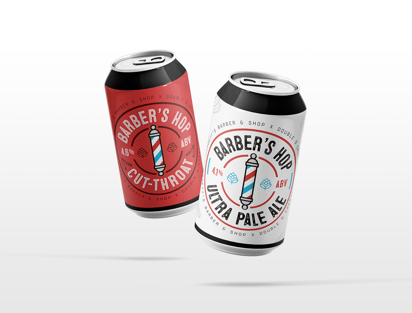 craft beer Packaging BARBER'S beer real ale beer cans
