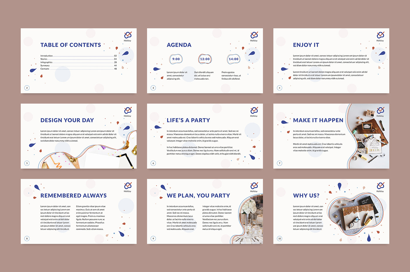 event management presentation template